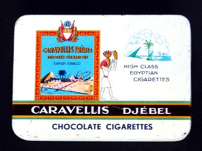 Caravellis Djébel Chocolate Cigarettes blikje, foto 1