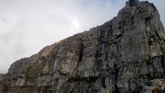 Cape Town - Table Mountain seen from cable car