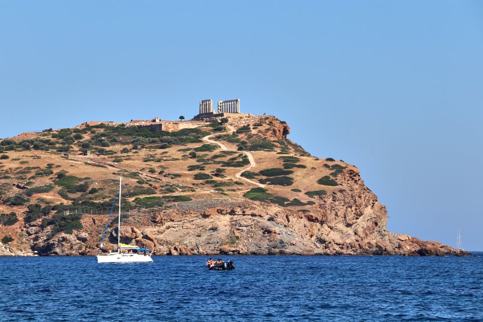 Cape Sounion and the Temple of Poseidon on June 9, 2018