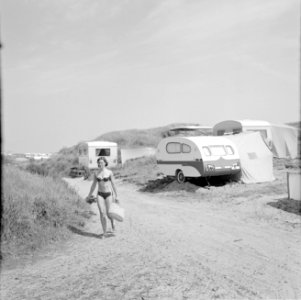 Caravans bij Zandvoort in de duinen, Bestanddeelnr 254-5172