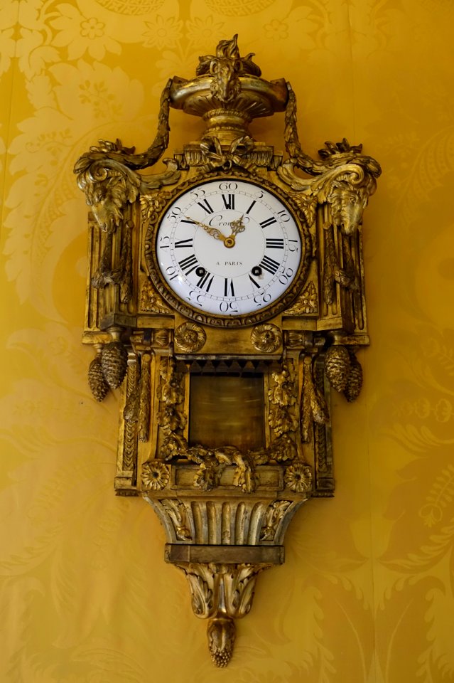 Clock, Antoine Cronier, Paris, before 1806 - Yellow Drawing Room - Harewood House - West Yorkshire, England - DSC01898