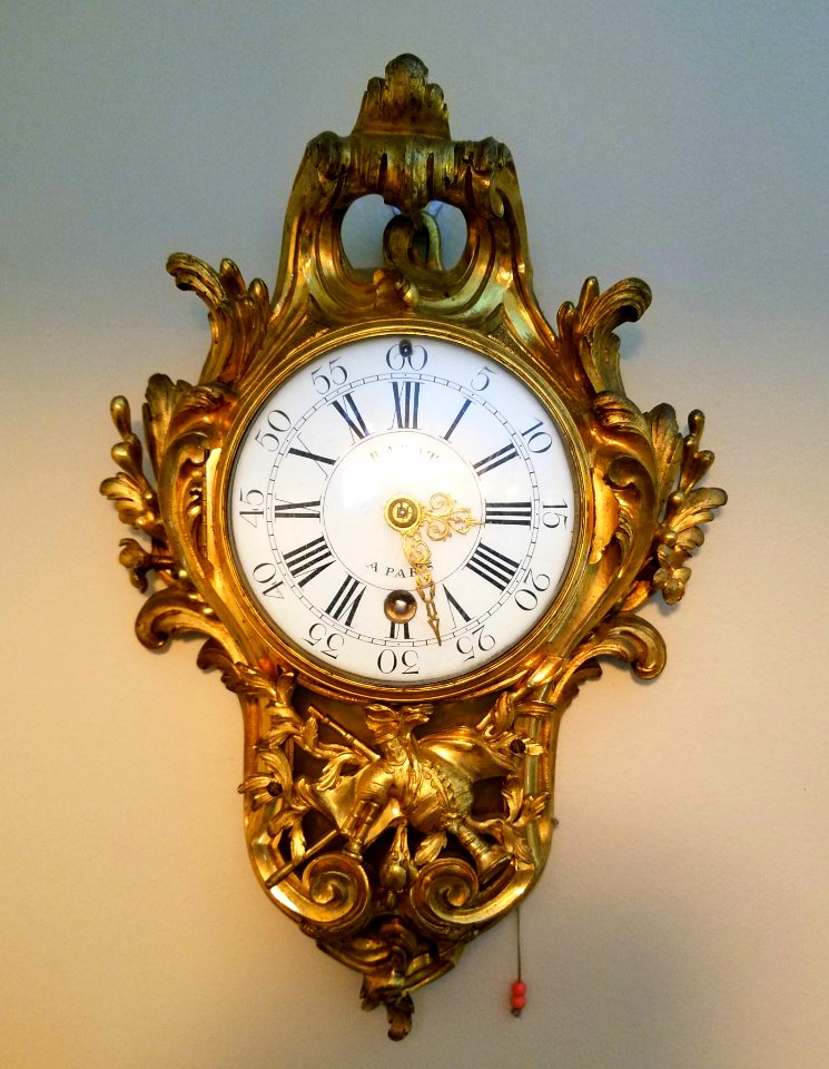 Clock, Pierre-Philippe Barat, Paris, c. 1750–1770 - Hyde Collection - Glens Falls, NY - 20180224 121244