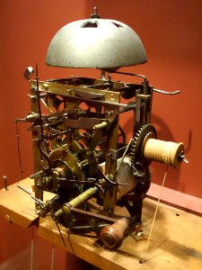 Clockwork with alarm mechanism, made by Nathaniel Dominy V, 1799 - Winterthur Museum - DSC01610 photo