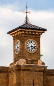 Clock of King's Cross railway station, London, England, GB, IMG 4989 edit photo