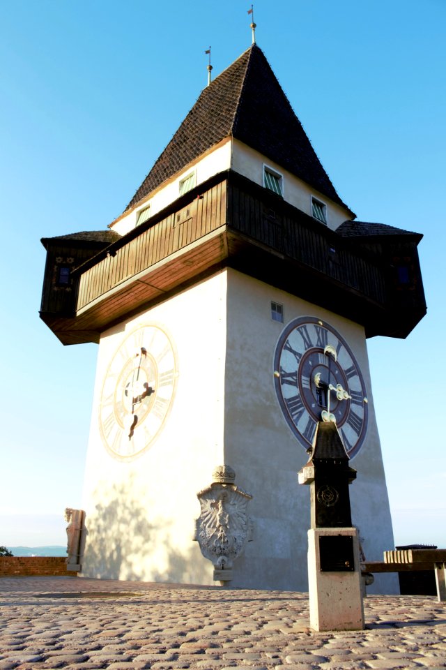 Clock tower in Graz