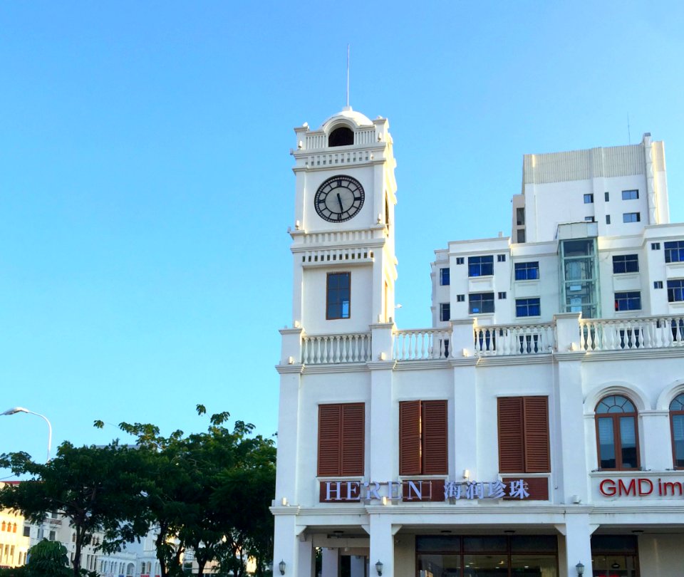 Clock tower in Sanya - 01