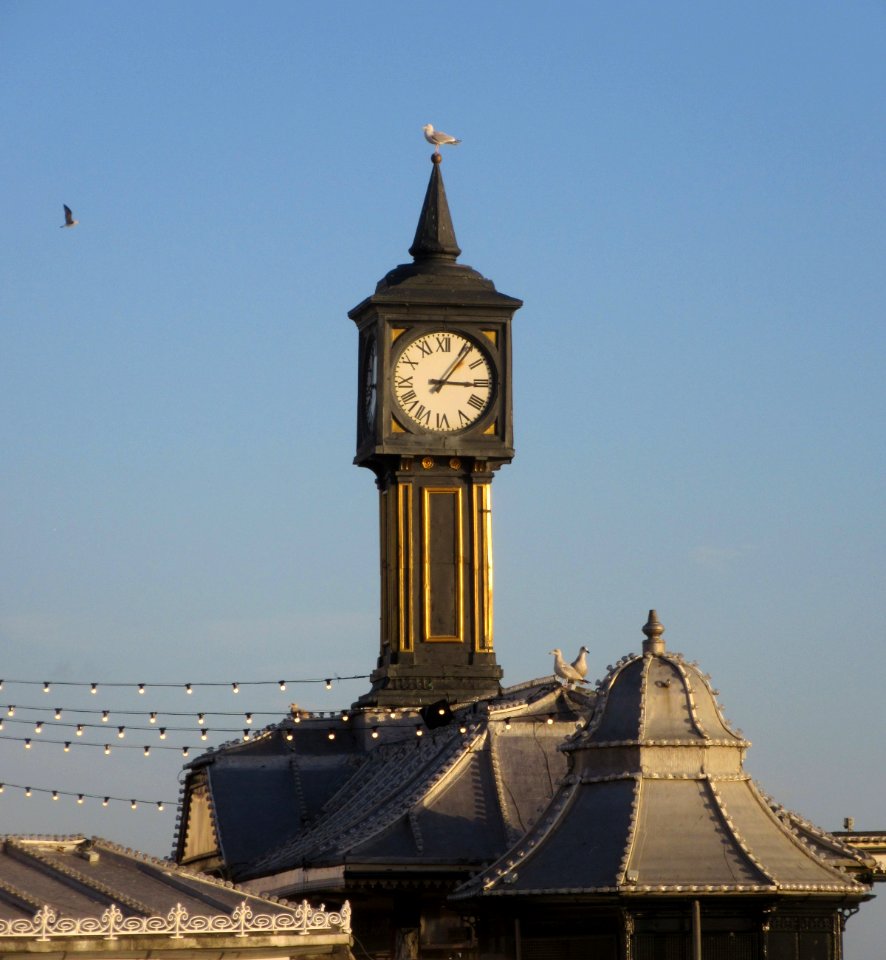Clock Tower on the top of Brighton Aquarium (January 2017)