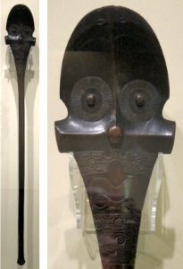 Club, French Polynesia, Marquesas Islands, wood, Honolulu Academy of Arts