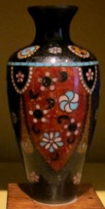 Cloisonné vase from Japan, Cincinnati Art Museum photo