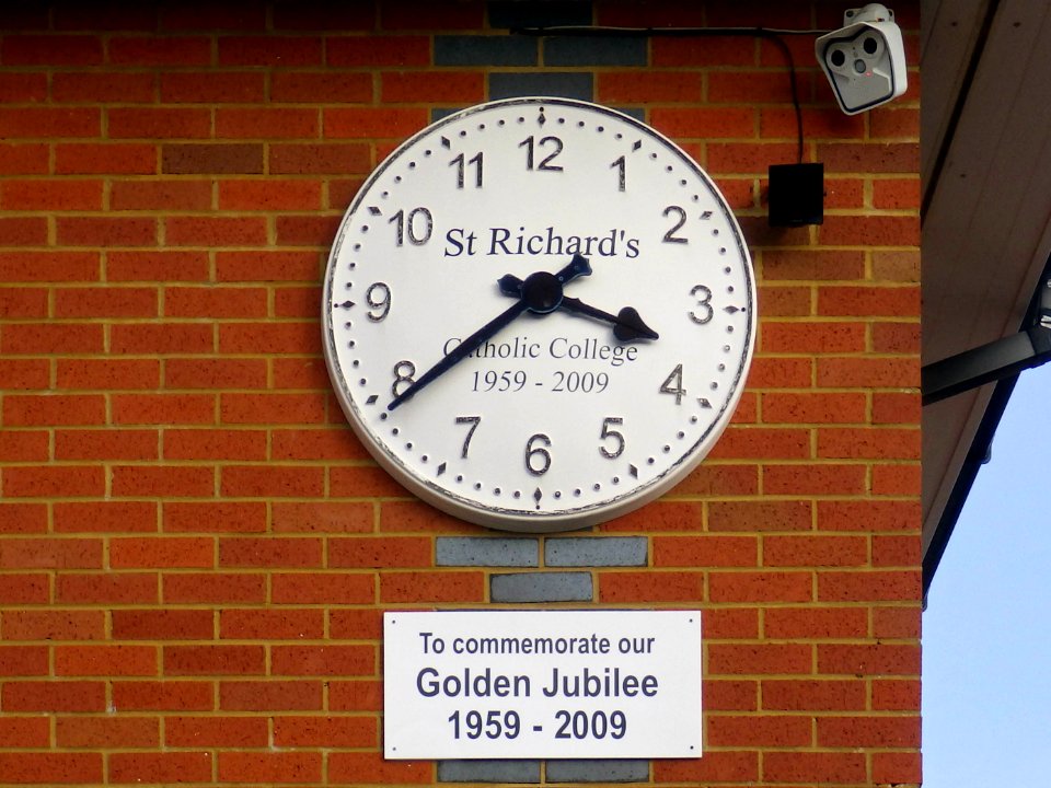 Clock, St. Richard's Catholic College, Ashdown Road, Bexhill