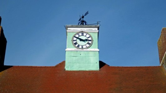 Clock, Bexhill Hospital, Holliers Hill, Bexhill