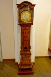 Clock showing local times and solar radiation for the northern hemisphere, by Johann Georg Fellweck & Johann Balthasar Gutwein, c. 1755-1765 - Mainfränkisches Museum - Würzburg, Germany - DSC04980