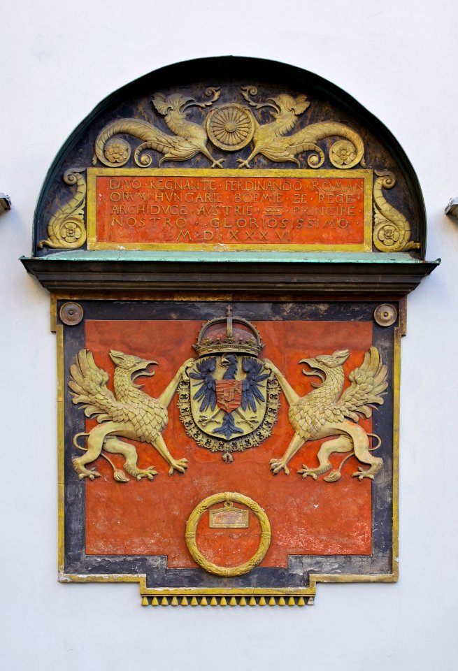 CoA of later Ferdinand I Holy Roman Emperor as King of the Romans 1536