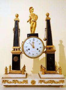 Clock with obelisks, Barancourt, Paris - Museo Nacional de Artes Decorativas - Madrid, Spain - DSC08379