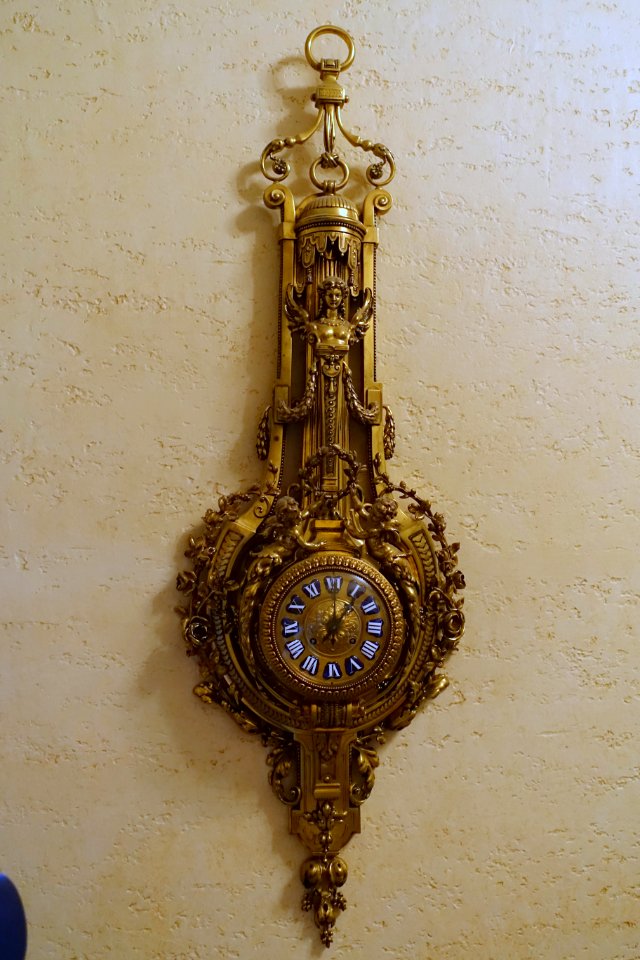 Clock, French, late 1800s - Cà d'Zan - John and Mable Ringling Museum of Art - Sarasota, FL - DSC00363