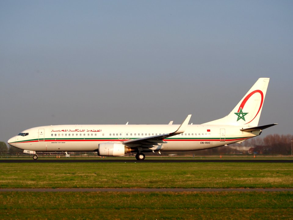CN-ROC Royal Air Maroc Boeing 737-8B6(WL), cn 33061 at Schiphol (AMS - EHAM), Netherlands, pic2