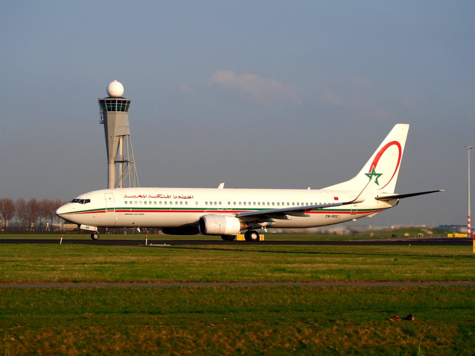 CN-ROC Royal Air Maroc Boeing 737-8B6(WL), cn 33061 at Schiphol (AMS - EHAM), Netherlands, pic1