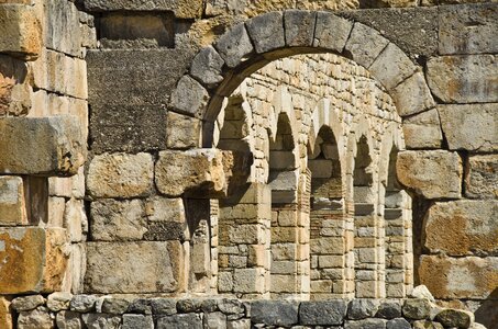 Excavations basilica arcades