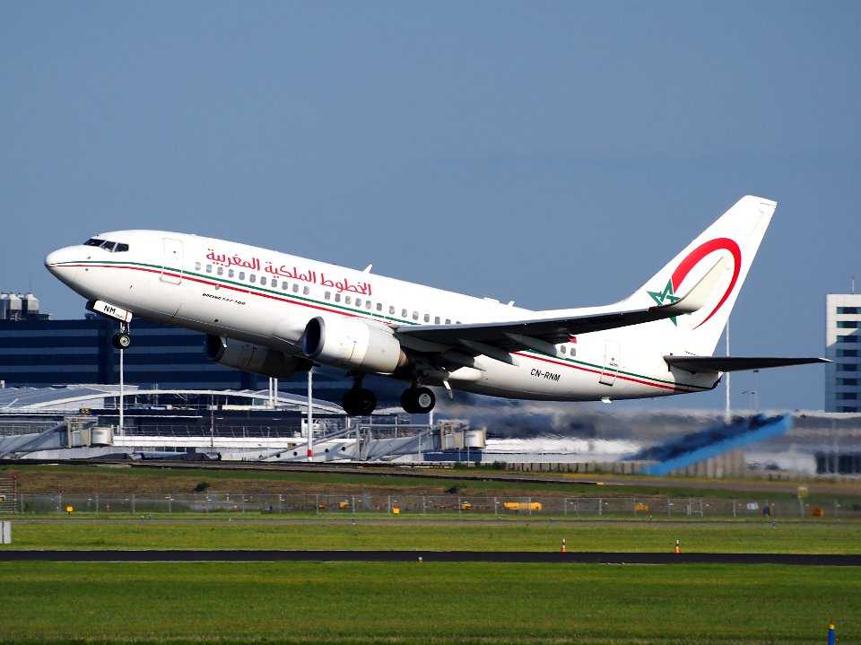 CN-RNM Royal Air Maroc Boeing 737-2B6C at Schiphol (AMS - EHAM), The Netherlands, 16may2014, pic-1