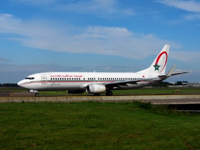 CN-RNP Boeing 737-8B6(WL) Royal Air Maroc taxiing at Schiphol (AMS - EHAM), The Netherlands, 18may2014, pic-3