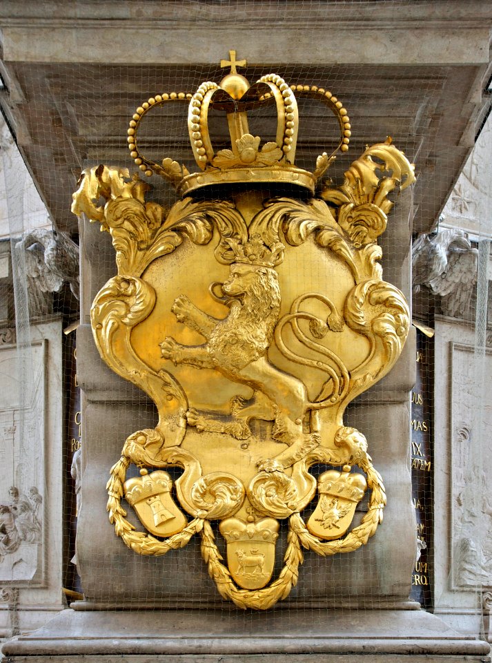 CoA kingdom Bohemia Pestsäule