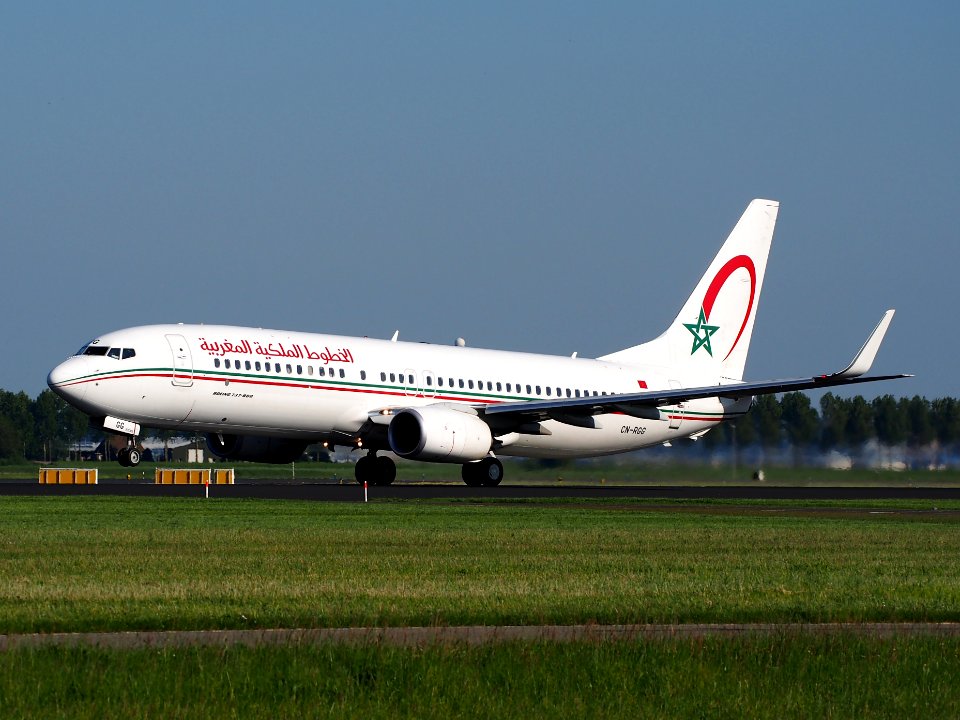 CN-RGG Royal Air Maroc Boeing 737-86N(WL) - cn 36829 at Schiphol (AMS - EHAM), The Netherlands, 16may2014, pic-1