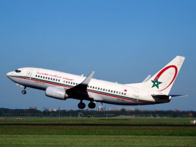 CN-ROD Royal Air Maroc Boeing 737-7B6(WL) - cn 33062 takeoff from Schiphol (AMS - EHAM), The Netherlands, 11june2014, pic-2