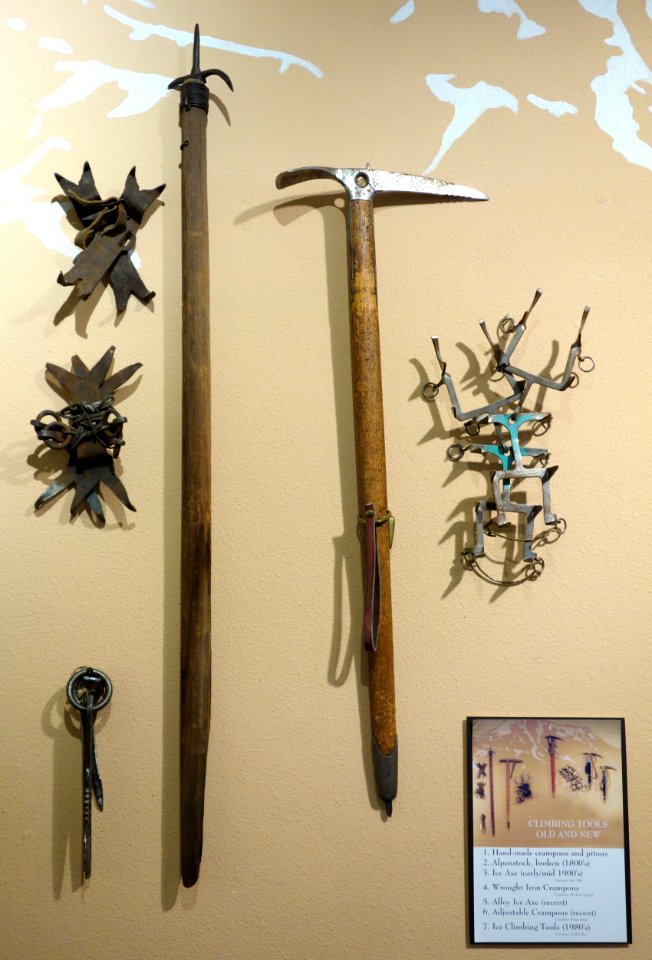 Climbing tools - Mount Shasta Sisson Museum - DSC02839