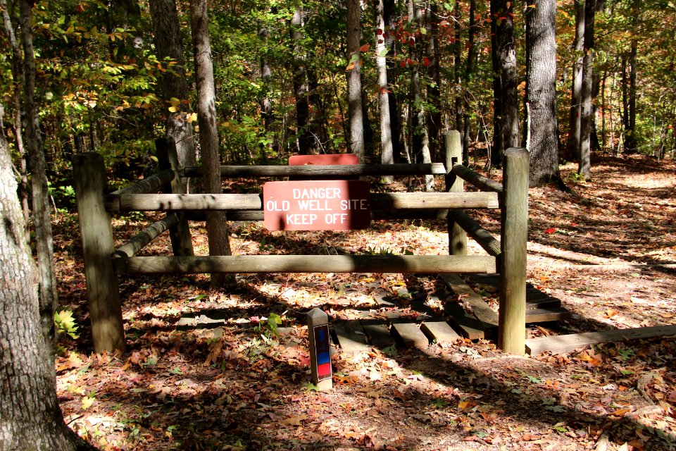 Closed well at Pickett's Mill, Oct 2016