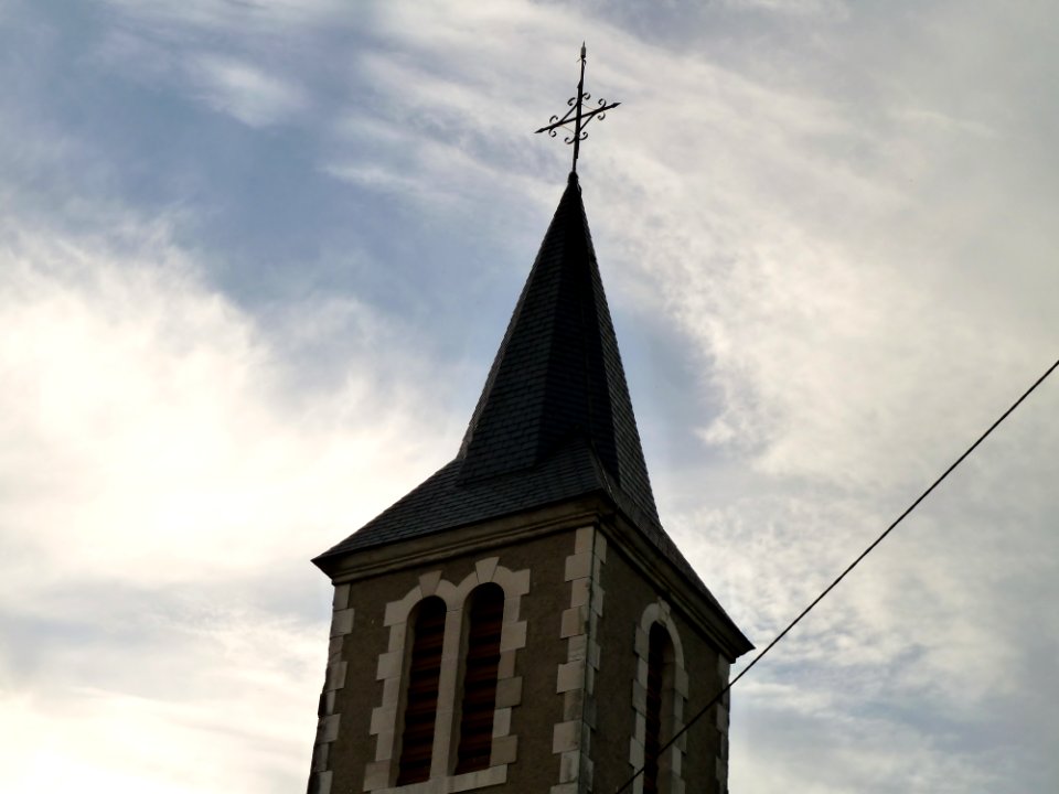 Clocher de l'église de Coublucq