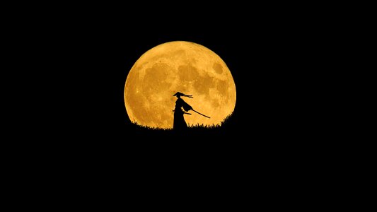 Moon bright moon sword