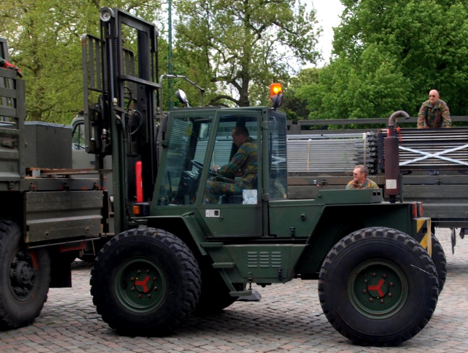 CLIMAX Forklift of the Belgian Army