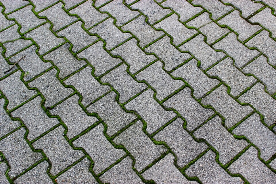 Brick outdoor grass