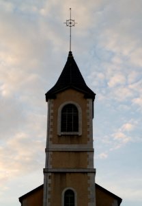 Clocher de l'église de Sendets (Pyrénées-Atlantiques)
