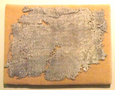 Cloth fragment, cotton and bast, c. 2500 BC - Huaca Prieta - DSC06148
