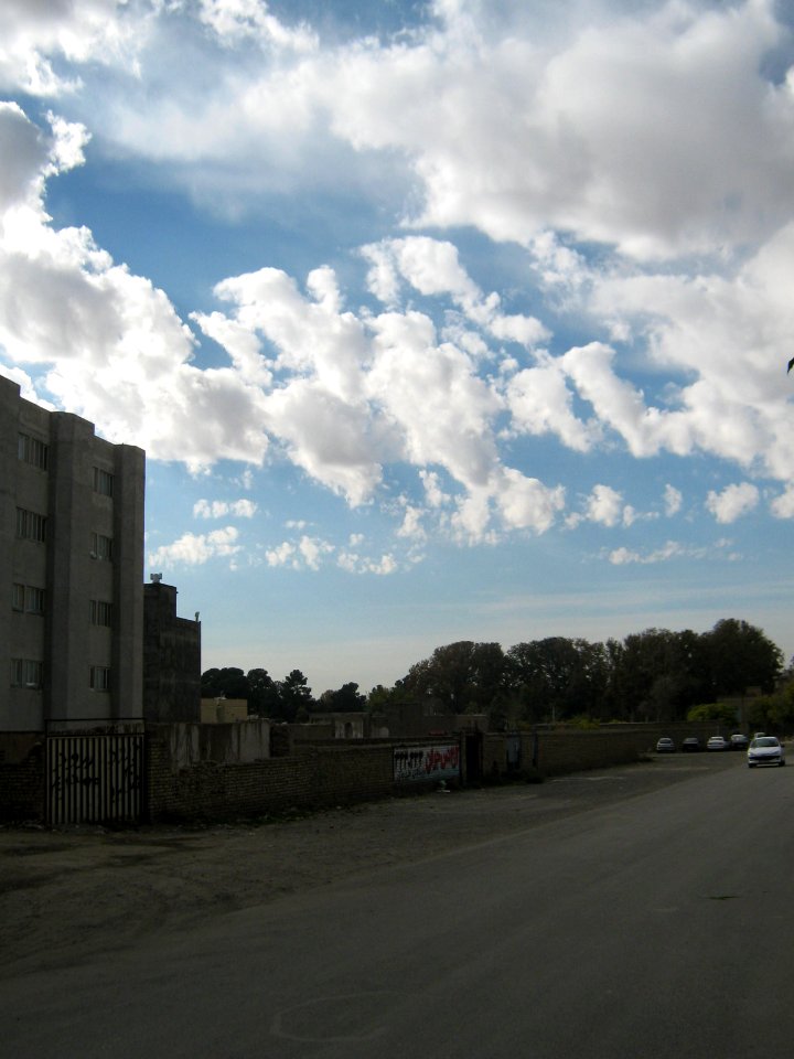 Clouds of Nishapur Sky -Buildings near Amin al-Islami Garden 5