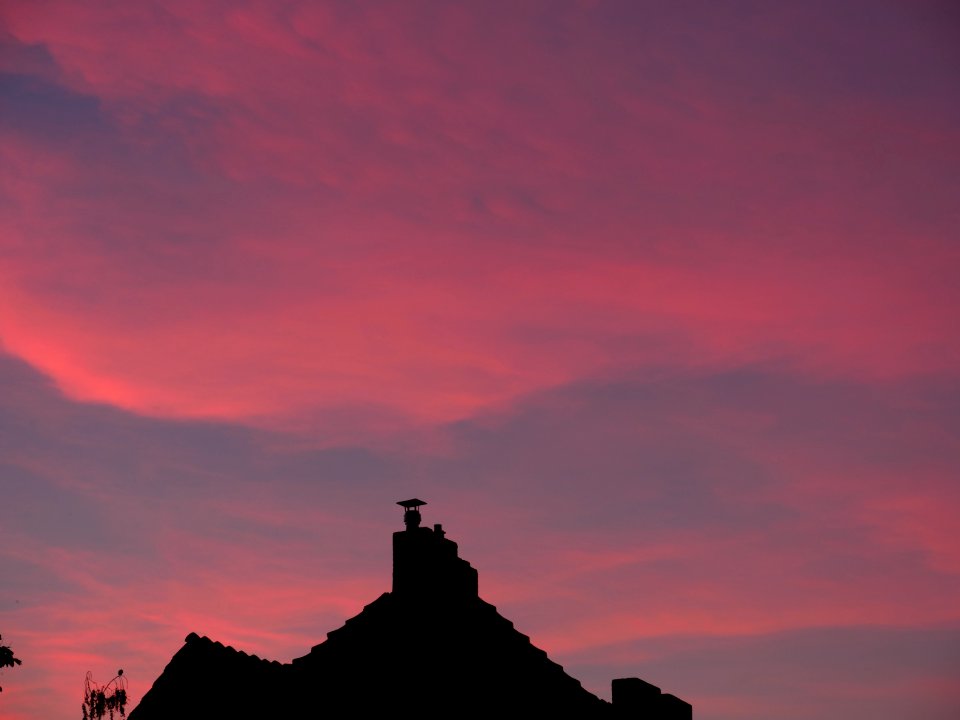 Clouds during sunset in Berlin-Hakenfelde 2019-06-15 06