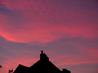 Clouds during sunset in Berlin-Hakenfelde 2019-06-15 06