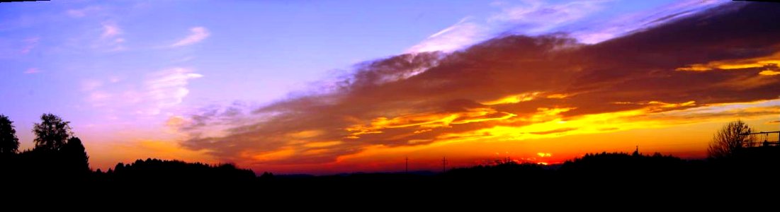 Clouds in Holzöster at sunrise