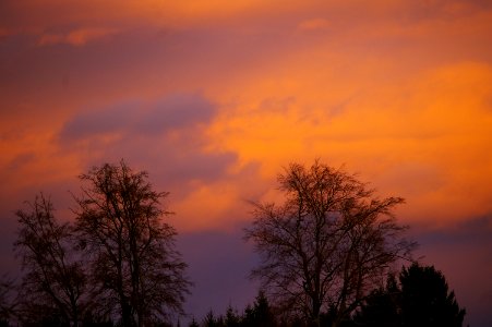 Clouds in Austria photo