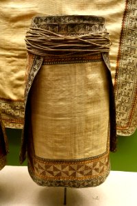 Clothing mat with girdle, Marshall Islands, 1928 - Ethnological Museum, Berlin - DSC01167
