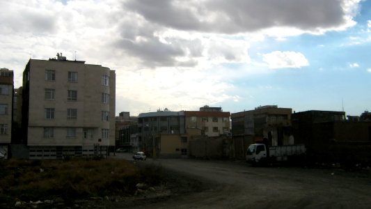 Clouds of Nishapur Sky -Buildings near Amin al-Islami Garden 3