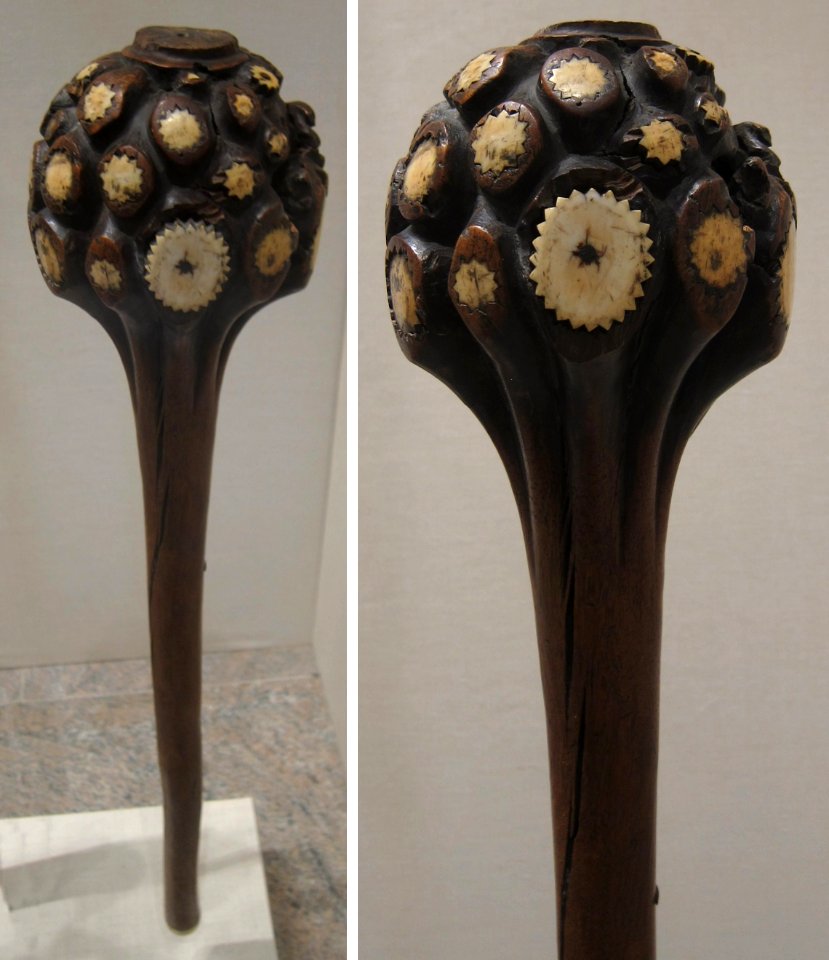 Club from Fiji, early 19th century, Metropolitan Museum of Art, 1985.317.6