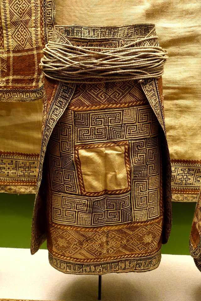 Clothing mat with girdle, Marshall Islands, 1905 - Ethnological Museum, Berlin - DSC01164