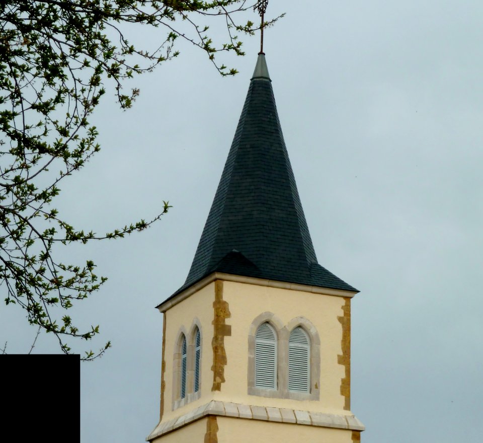 Clocher de l'église de Baliracq