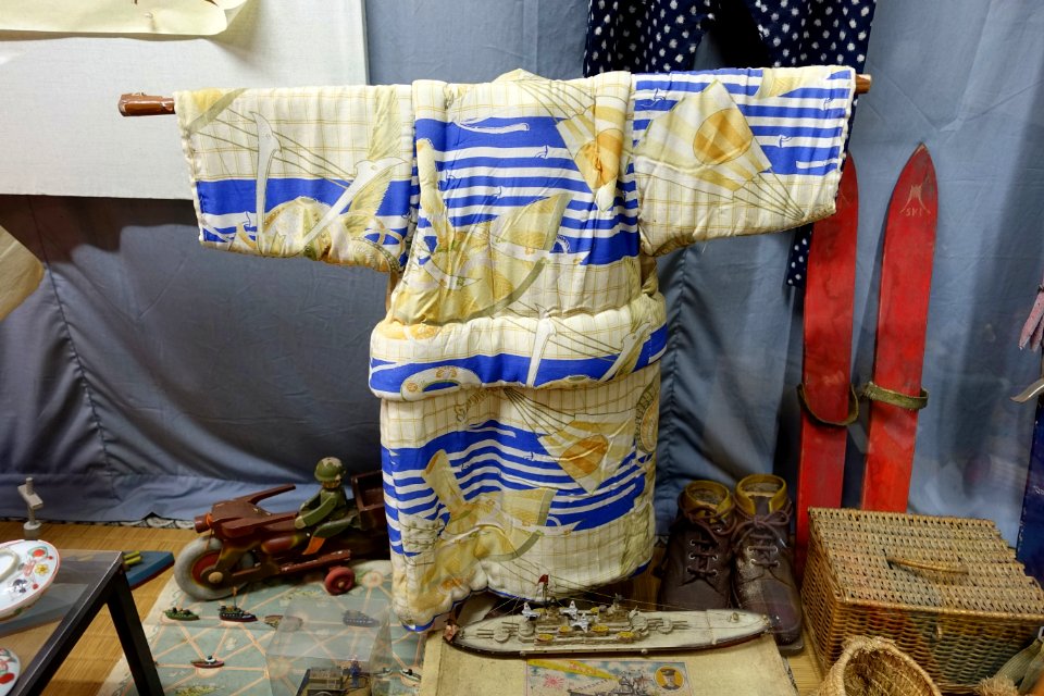 Clothing, boots, skis, etc - Hirata Folk Art Museum - Takayama, Gifu, Japan - DSC06746