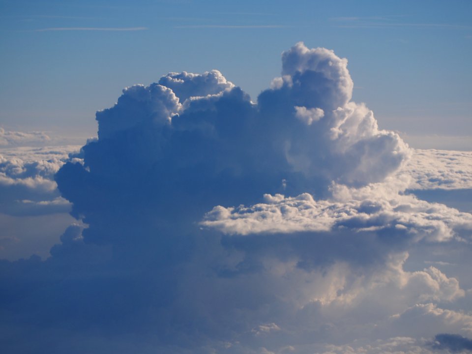 Cloudformations from an airplane at 32000ft
