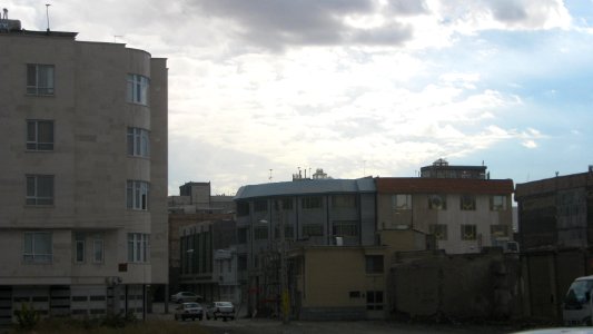 Clouds of Nishapur Sky -Buildings near Amin al-Islami Garden 4