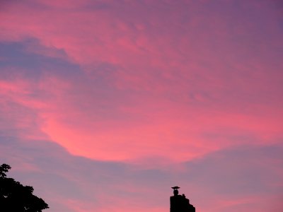 Clouds during sunset in Berlin-Hakenfelde 2019-06-15 03