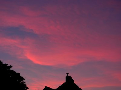 Clouds during sunset in Berlin-Hakenfelde 2019-06-15 08